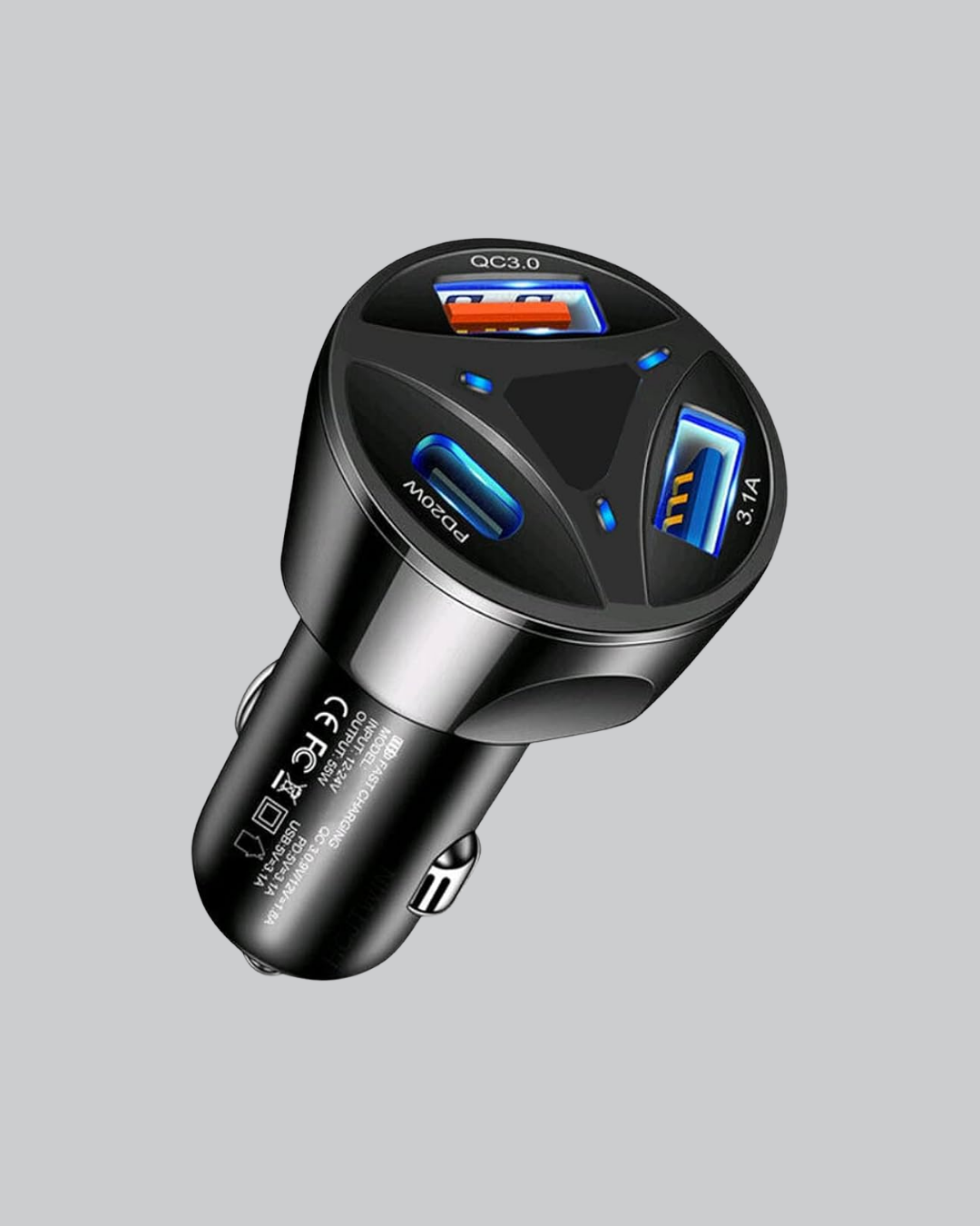 8 76 2 700x875 55W PD ve Quick Charge 3.0 Destekli Polygold Araç Şarj Adaptörü najmaddin.com PD destekli USB-C port