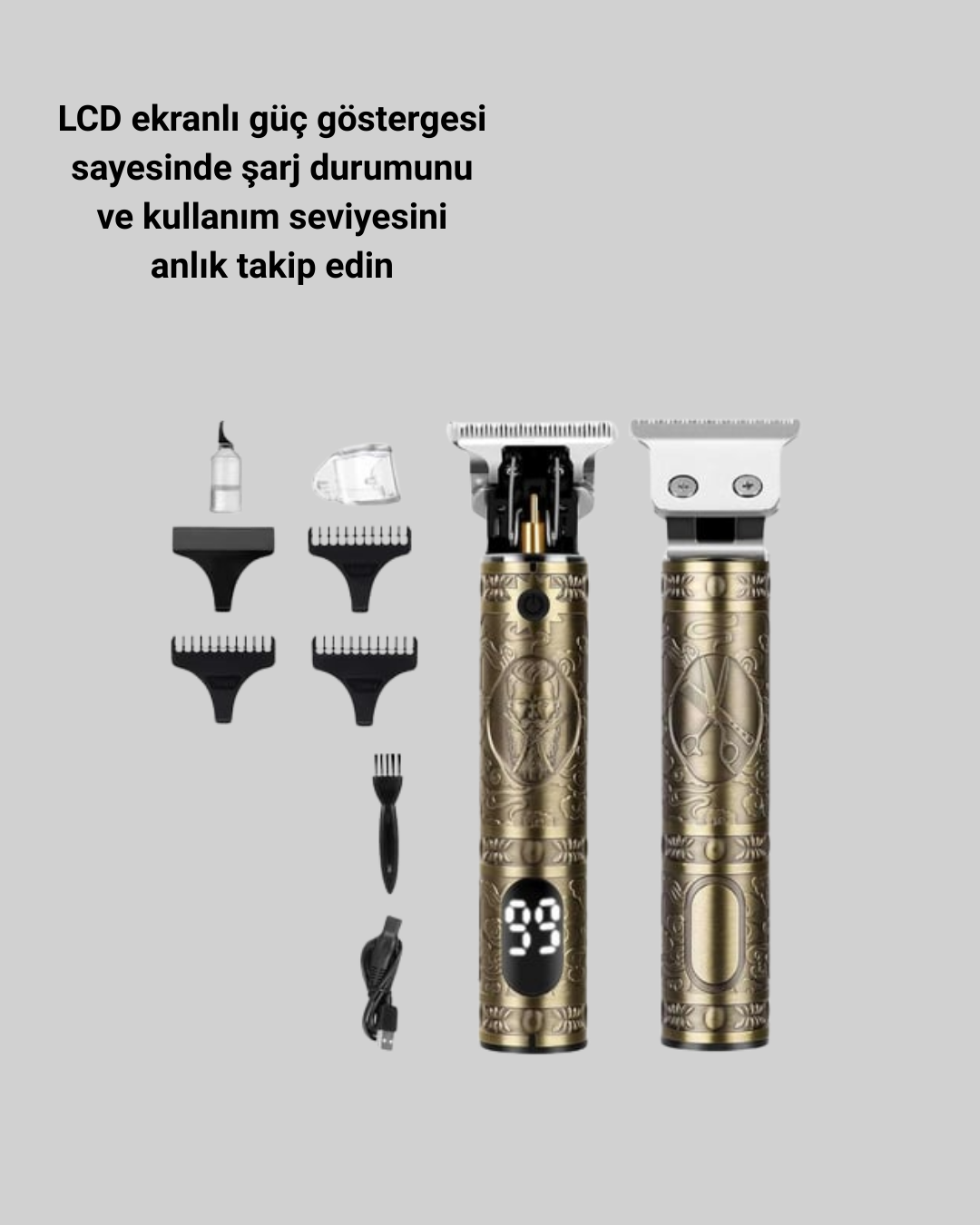 8 83 4 700x875 Erkek Bakım İçin Profesyonel Şarjlı Tıraş Makinesi najmaddin.com güçlü bataryası sayesinde uzun süreli kullanımın keyfini çıkarabilirsiniz. Turbo güçlü motoru sayesinde yoğun saç ve sakal kesimlerinde bile yüksek performans sağlar. Metal gövdesi