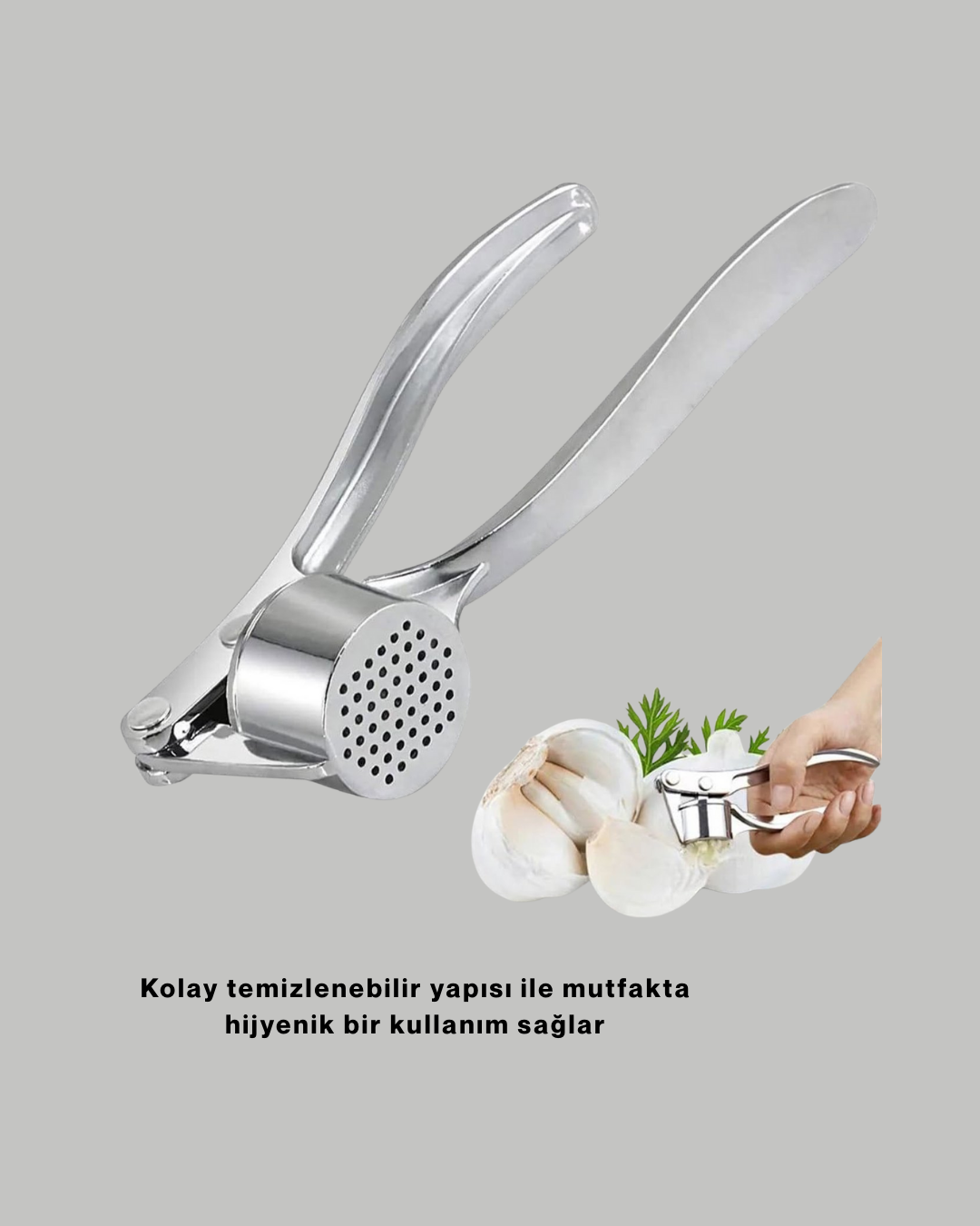 9 13 4 700x875 Sarımsak Ezici Kolay Kullanım ve Dayanıklı Gövde najmaddin.com Sarımsak ezmede en büyük sorunlardan biri zayıf mekanizmadır. Bu ürünün döner mekanizması güçlendirilmiş olup minimum eforla maksimum verim sağlar. Sarımsağı tane tane parçalamak yerine tamamen püre hâline getirerek yemeklerin daha homojen bir tat ve kıvam kazanmasını sağlar. Özellikle soslar