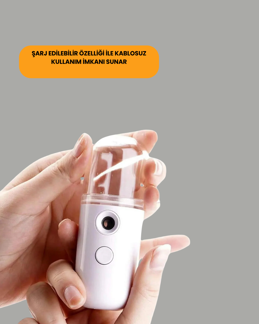 9 16 3 700x875 Mini Şarjlı Buhar Nemlendirici – Taşınabilir, Enerji Tasarruflu, Kablosuz Kullanım najmaddin.com Şarj edilebilir bataryası sayesinde tamamen kablosuz çalışır