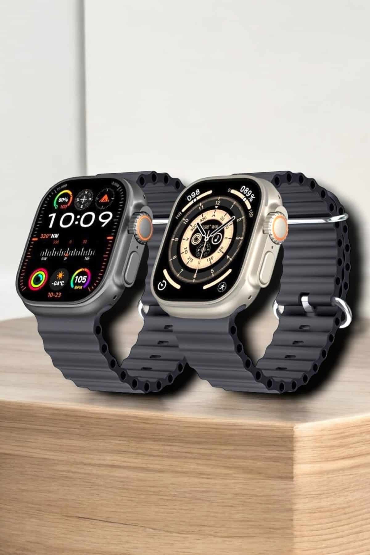 IMG 2956 Photoroom 700x1050 45 MM Gri Kasa Ultra Akıllı Saat Sesli Görüşme, Sağlık Takibi, Suya Dayanıklı najmaddin.com • Sesli Görüşme ve Bildirim Takibi: Bluetooth bağlantısı sayesinde telefon görüşmelerinizi saatiniz üzerinden gerçekleştirebilir