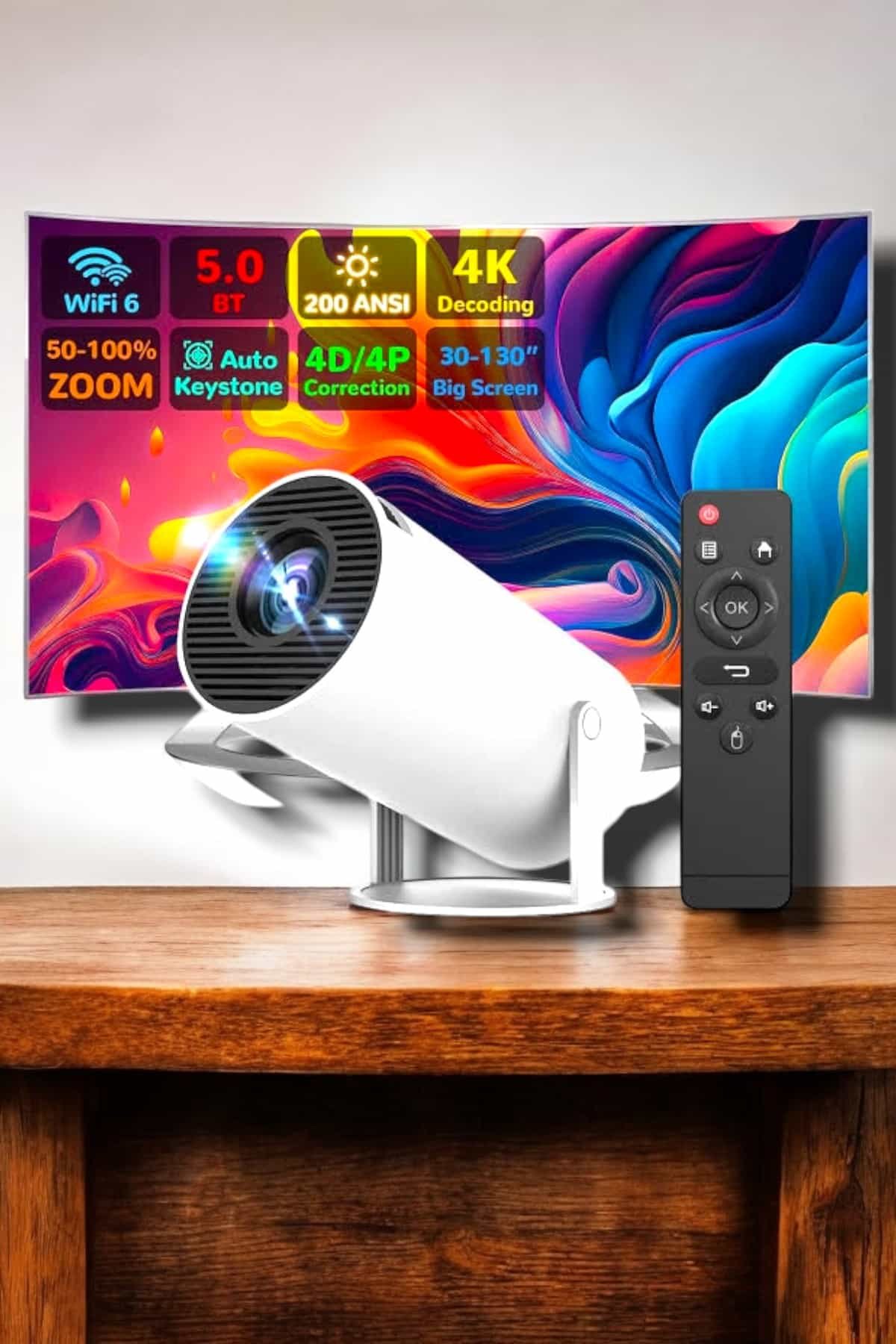 IMG 3145 Photoroom 700x1050 HDMI ve Full HD Teknolojili 160 ANSI Lümen Kablosuz Projeksiyon najmaddin.com • 130 İnç Sinema Deneyimi: Geniş ekranla daha fazla keyif alın.