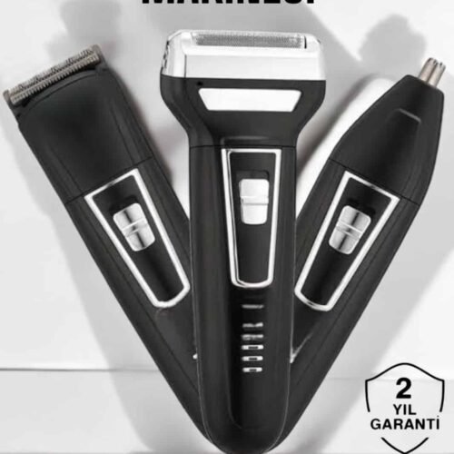 3 Başlıklı Profesyonel Tıraş Makinesi