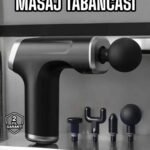 Masaj Tabancası 4 Başlıklı Kas ve Vücut Ağrıları İçin Şarjlı Darbeli