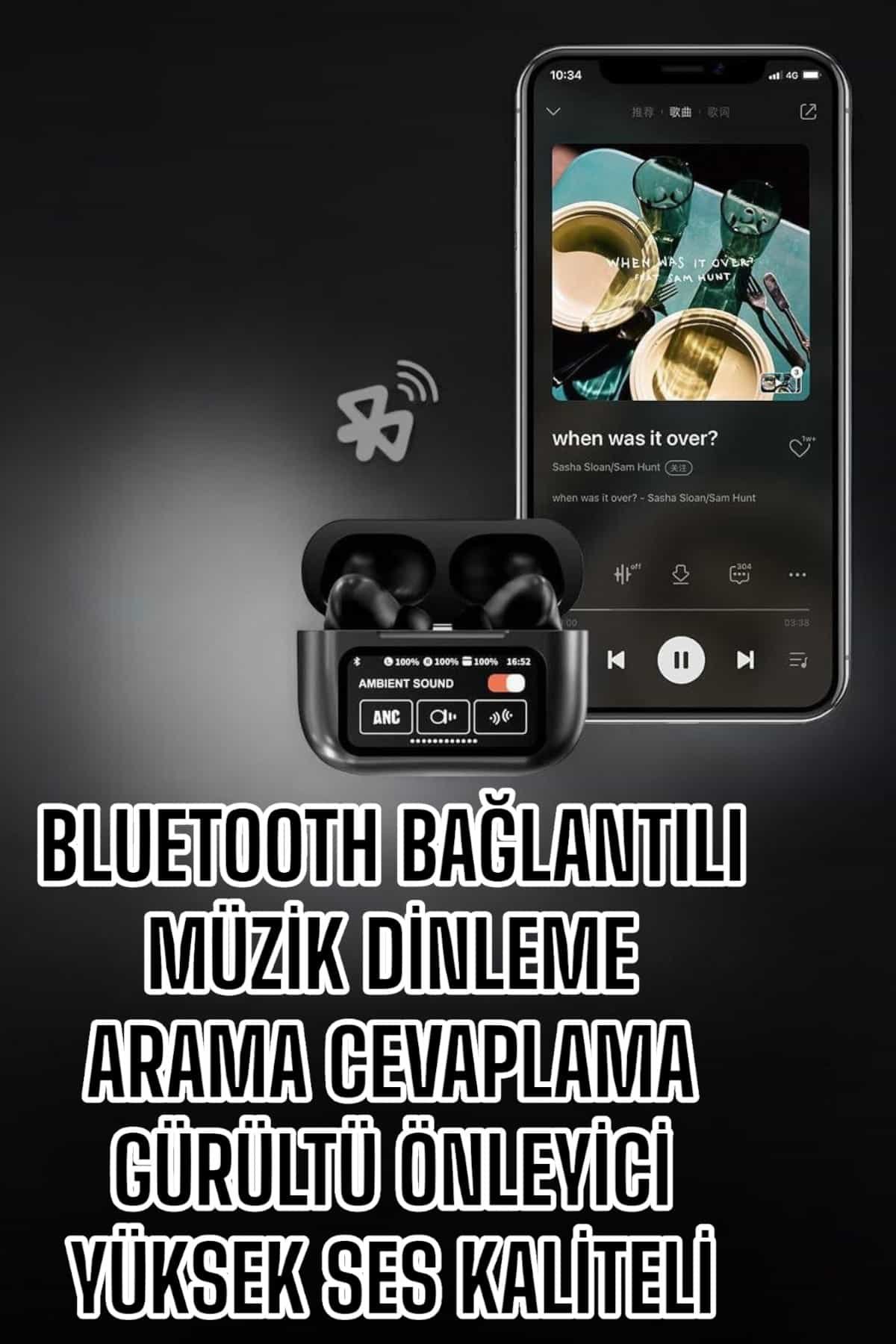 WhatsApp Gorsel 2025 01 11 Saat 02.00.38 664527cd Photoroom 700x1050 Yeni Nesil Bluetooth Kulaklık Ekranlı Yüksek Ses Kaliteli Uzun Şarj Süreli najmaddin.com Aktif Gürültü Engelleme (ANC) teknolojisiyle dış sesleri etkili bir şekilde izole eder. Yoğun bir günün ardından sakinleşmek ya da hareket halindeyken odaklanmak için mükemmel bir seçim.
