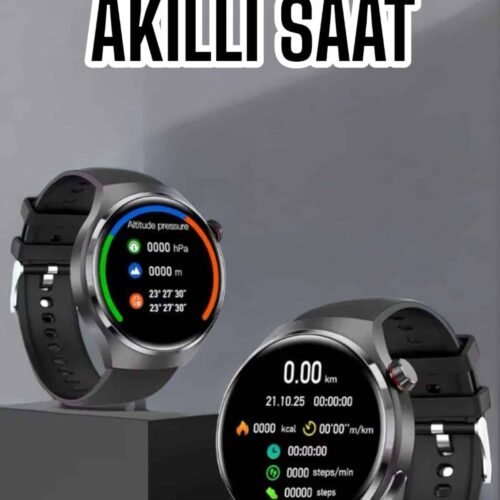 Akıllı Saat Bluetooth Bağlantılı Amoled Ekran Uyku ve Sağlık Takibi