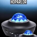 Projektör Yıldız Gece Lambası Disko Topu Bluetooth Bağlantılı Taşınabilir Şarjlı