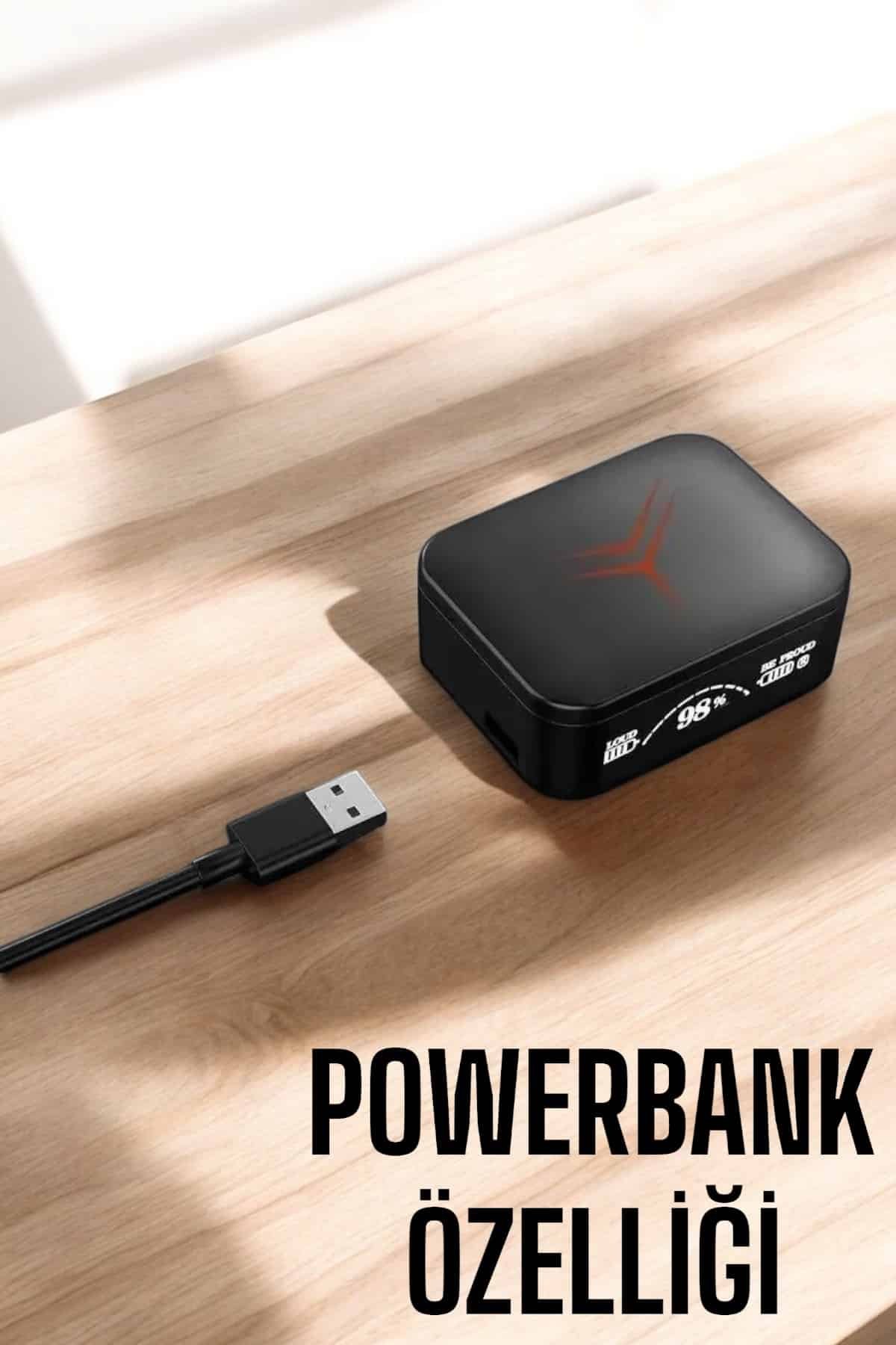 WhatsApp Gorsel 2025 01 23 Saat 08.06.23 1ec73ed5 Photoroom 700x1050 Bluetooth Kulaklık Powerbank Özelliği Yüksek Ses Kaliteli TWS Kulaklık najmaddin.com hem cihazlarınızı şarj etmenizi hem de müziğinizin kesintisiz devam etmesini sağlar. Yüksek performanslı pili uzun süreli kullanım sunarken