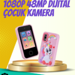 ABS + Silikon Gövdeli Dayanıklı Çocuk Kamerası – Güvenli Malzeme