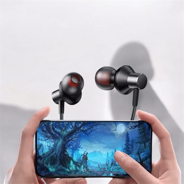 Boyun Bantli Kablolu Kulaklik Anc Ozel Ce1 Fb Boyun Bantlı Kablolu Kulaklık ANC Özelliği Uzun Şarj Süreli Sporcu Kulaklığı najmaddin.com çift telefon desteği ile birden fazla cihazı aynı anda bağlayabilir