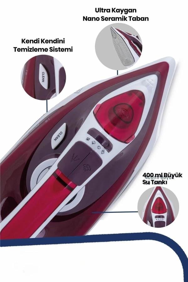 Buharli Kablolu Utu 2200 Watt Kireclen 0 4f24 Buharlı Kablolu Ütü 2200 Watt Kireçlenme Önleyici Şok Buharlı najmaddin.com hem hızlı hem de hassas bir ütüleme deneyimi yaşatırken