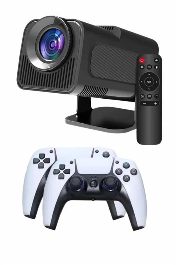 Cift Kollu Game Box Projeksiyon Cihazi 6 A6e9 Çift Kollu Game Box Projeksiyon Cihazı Kumandalı Android Tv Dahili Hoparlör najmaddin.com telefon ve bilgisayarlarla kolayca eşleşir; kablosuz özgürlükle verimli bir çalışma ortamı oluşturur.Dayanıklı yapısı