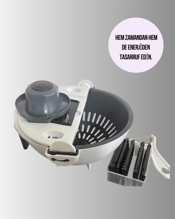 Dilimleyici Ve Rende Bicakli Cok Amacl E3cd4 Süzgeçli Çok Fonksiyonlu Döner Rende ve Doğrayıcı najmaddin.com Süzgeçli Çok Fonksiyonlu Döner Rende ve Doğrayıcı - Görsel 4