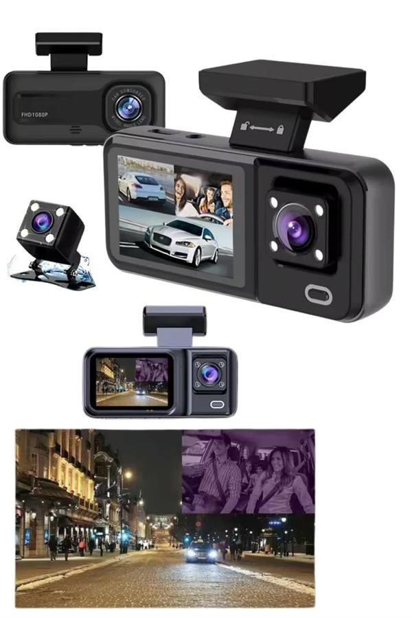 Ekranli Surus Kaydedici Dvr On Ve Arka D26ab5 Ekranlı Sürüş Kaydedici DVR Ön ve Arka Kameralı Full HD Çözünürlüklü najmaddin.com bu da park etmeyi son derece kolay ve güvenli hale getirir. Üstelik arka kamera kutu içeriğine hediye olarak dahil edilmiştir.64 GB’a kadar microSD kart desteği ile uzun süreli kayıt imkanı sunar. Döngüsel kayıt özelliği sayesinde hafıza dolduğunda en eski kayıtlar silinerek yenilere yer açılır