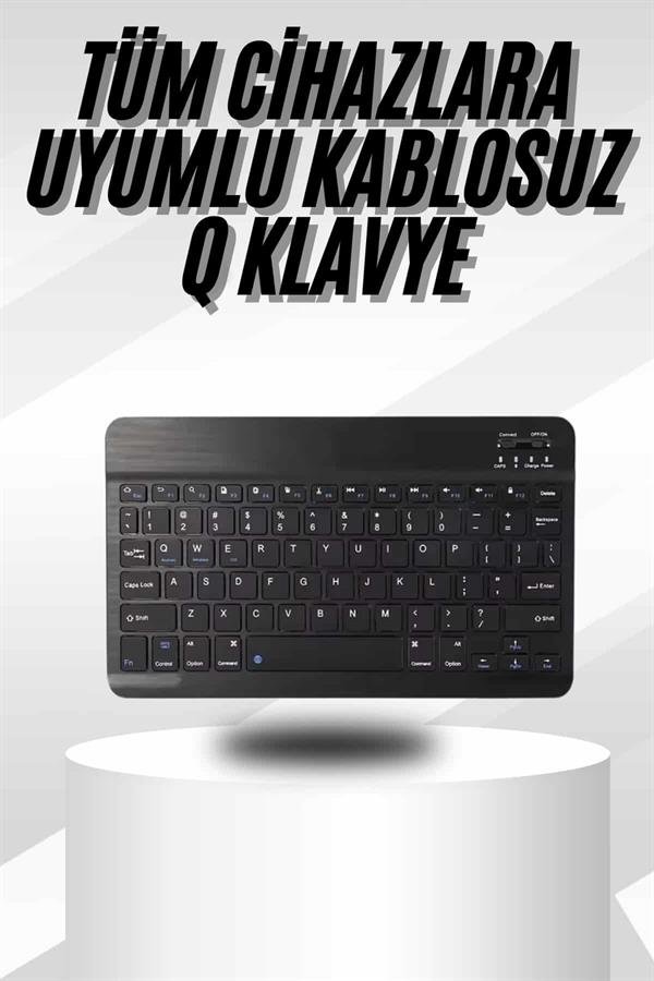 Kablosuz Bluetooth Baglantili Tasinabi 4 90b9 Kablosuz Bluetooth Bağlantılı Taşınabilir Q Klavye Tüm Cihazlara Uyumlu najmaddin.com hem estetik hem de fonksiyonelliği bir arada sunar. Türkçe Q düzeni sayesinde kullanıcıya alışık olduğu yazım konforunu sağlar