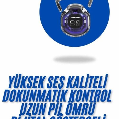 Kablosuz Dijital Göstergeli Powerbanklı IOS ve  Android Uyumlu Gaming Kulaklık