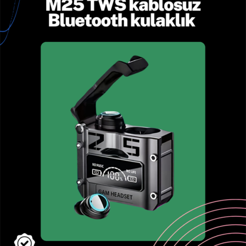 Kablosuz Kulak İçi Kulaklık | Gecikmesiz Oyun Modu | IOS ve Android Uyumlu