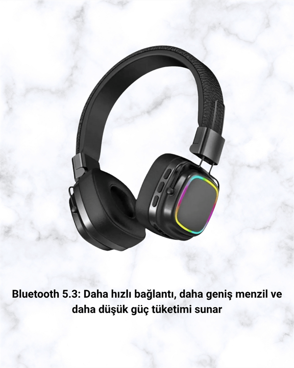 Kablosuz Rgb Isikli Katlanabilir Bluet B6 2ba Kablosuz RGB Işıklı Katlanabilir Bluetooth Kulak Üstü Kulaklık najmaddin.com hem dengeli hem de etkileyici bir müzik deneyimi yaşatır. Özellikle müzik dinlemeyi seven kullanıcılar için net tizler