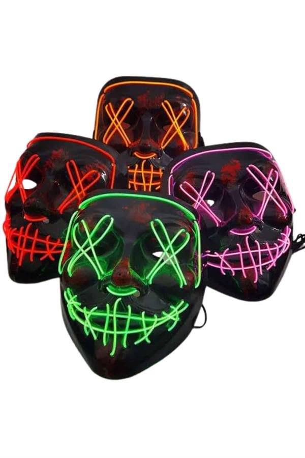 Led Isikli Neon Maske Cadilar Bayrami Daa8 3 Led Işıklı Neon Maske Cadılar Bayramı Maskesi Korkunç Korku Maskesi najmaddin.com dikkat çekici tasarımı ve parlak floresan yeşil ışığıyla öne çıkar. Karanlık ortamlarda etkileyici bir ışık performansı sunan maske
