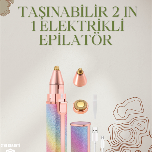 Mini Elektrikli Epilatör Cihazı – USB Şarjlı