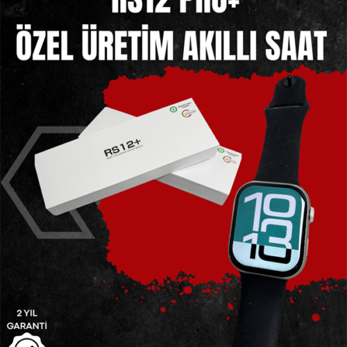 RS12 PRO+ Titanyum Kasa Akıllı Saat – Uyku ve Nabız Takibi
