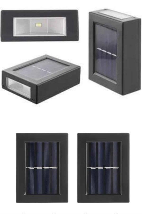 Solar Gunes Enerjili Cift Tarafli Duva 742 42 Solar Güneş Enerjili Çift Taraflı Duvar Lambası Çift Taraflı Duvar Lamba Güneş Enerjili najmaddin.com balkon