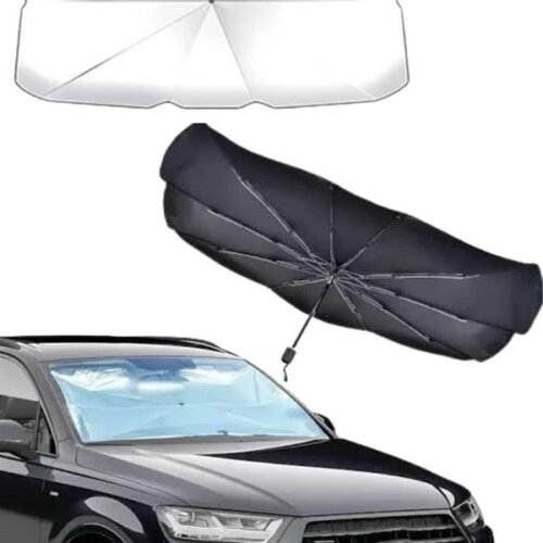 Taşınabilir Oto Cam Güneşliği Katlanabilir Tüm Araçlara Uyumlu Güneş Gölge Koruyucu
