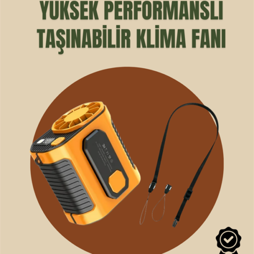 Taşınabilir USB Şarjlı Turbo Fan – 3 Modlu Soğutma