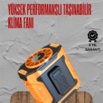 Turbo Mini Fan – Dijital Ekranlı