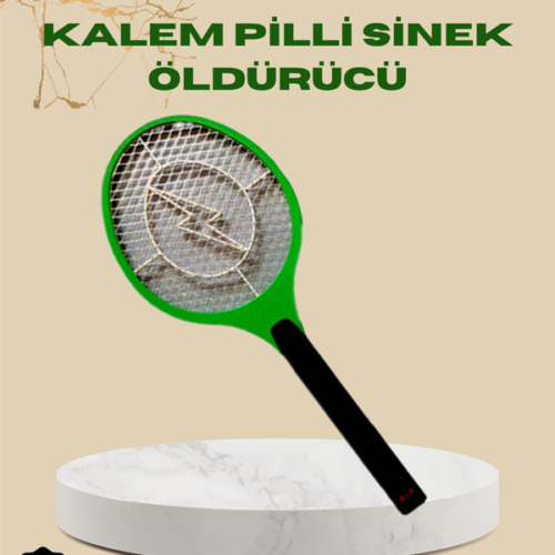 Yüksek Gerilimli Elektronik Sinek Öldürücü – Pil ile Çalışan