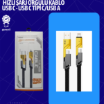 USB-C ve Lightning Uyumlu 4'ü 1 Arada Kablo – 65W Hızlı Şarj