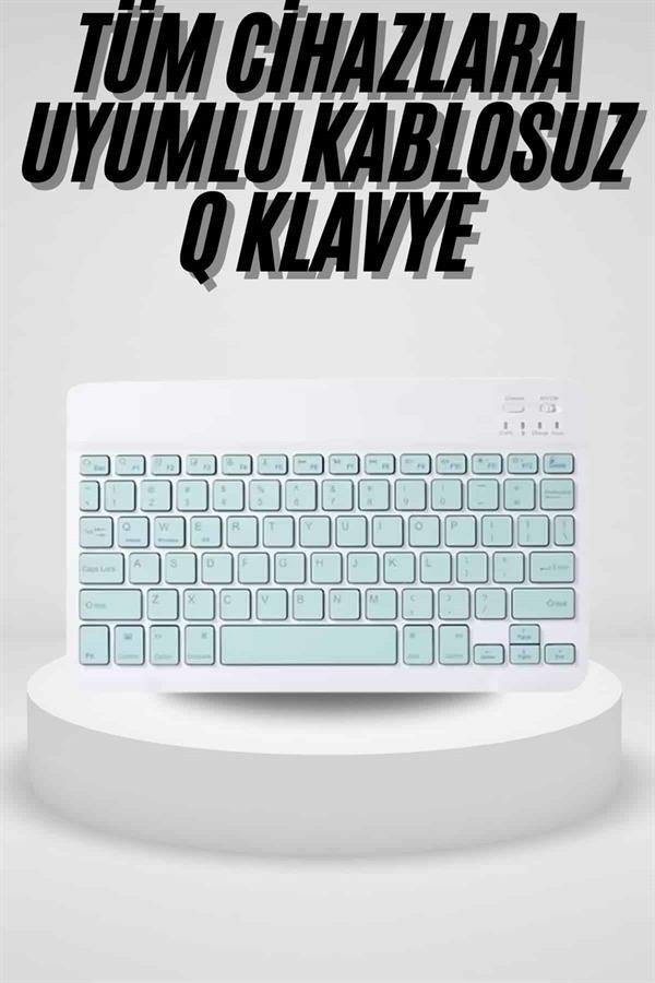 Uyumlu Kablosuz Bluetooth Sarj Edilebi 7d5271 Uyumlu Kablosuz Bluetooth Şarj Edilebilir Mini Q Klavye najmaddin.com müzik ve video kontrolünü bir parmak hareketiyle gerçekleştirmenize imkan tanır. Ayrıca