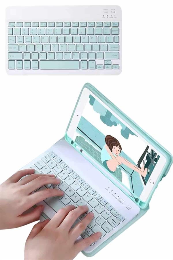 Uyumlu Kablosuz Bluetooth Sarj Edilebi De3c 4 Uyumlu Kablosuz Bluetooth Şarj Edilebilir Mini Q Klavye najmaddin.com Uyumlu Kablosuz Bluetooth Şarj Edilebilir Mini Q Klavye - Görsel 3