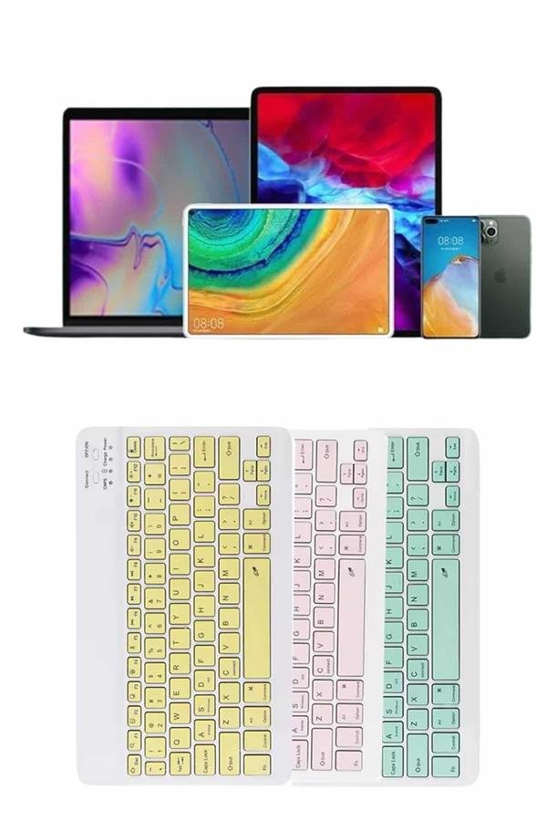 Uyumlu Kablosuz Bluetooth Sarj Edilebi F66760 Uyumlu Kablosuz Bluetooth Şarj Edilebilir Mini Q Klavye najmaddin.com Uyumlu Kablosuz Bluetooth Şarj Edilebilir Mini Q Klavye