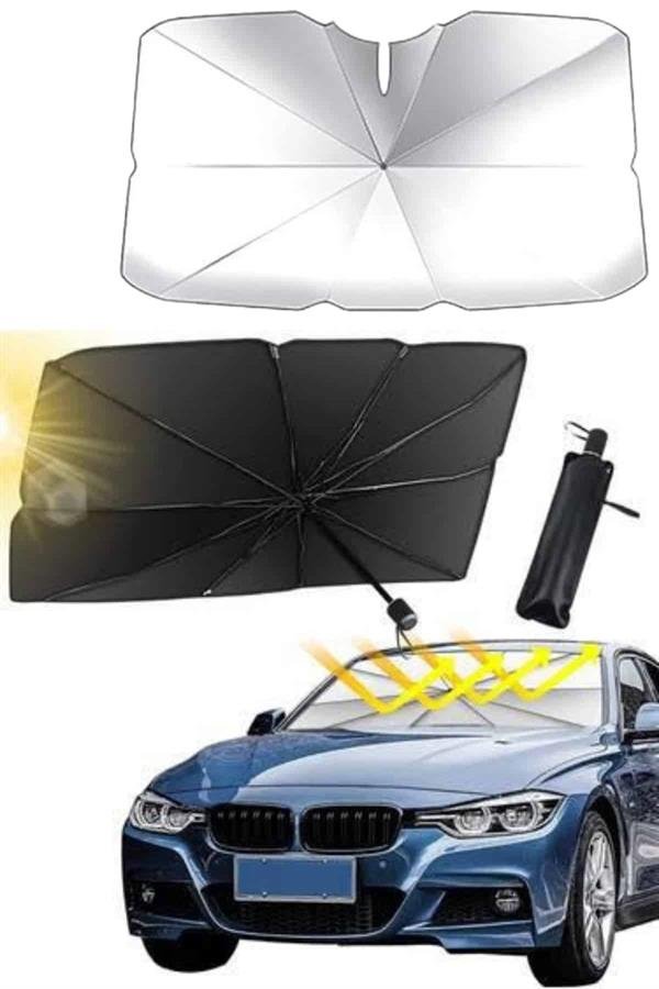Yeni Nesil Tum Arac Modellerine Uygun 263a Yeni Nesil Tüm Araç Modellerine Uygun Oto Şemsiye Katlanabilir UV Işınlarına Karşı najmaddin.com hatchback ve SUV tipi araçlarla uyumlu bu ürün